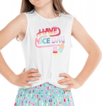 T&uuml;drukute T-s&auml;rk Lucky in Love Novelty Print Have An Ice Day Tank - Mitmev&auml;rviline