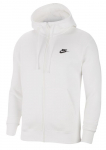 Meeste dressipluus Nike Swoosh M Club Hoodie FZ BB - Valge
