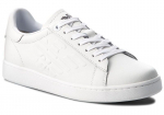 Meeste tennisejalatsid EA7 Unisex Leather Sneaker - Valge