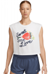 Naiste tennisetopp Nike Dri-Fit Printed Tank Top - Valge