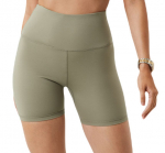 Naiste tennise&scaron;ortsid Bj&ouml;rn Borg Borg High Waist Comfort Shorts - Roheline