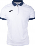 Meeste tennisepolo Joma Torneo Short Sleeve Polo - Valge