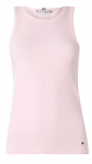 Naiste tennisetopp Tommy Hilfiger Slim Rib Tank - Roosa