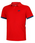 Meeste tennisepolo Lotto Squadra III Polo - Punane