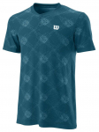 Meeste tennisepolo Wilson Power Seamless Henley III M - T&uuml;rkiissinine