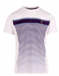 Meeste T-s&auml;rk Monte-Carlo Country Club Logo Stripes - Valge