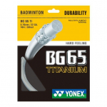 Sulgpalli keeled Yonex BG 65 Titanium (10 m) - white