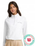Naiste tennisejakk Wilson Core Davenport Half Zip - Valge