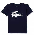 Poiste T-s&auml;rk Lacoste Boys SPORT Tennis Technical Jersey Oversized Croc T-Shirt - Sinine
