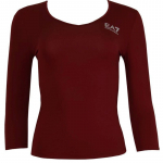Naiste T-s&auml;rgid (pikkade k&auml;istega) EA7 Woman Jersey - Punane