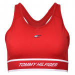 Topp Tommy Hilfiger Mid Int Tape Bra - Punane