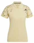 Naiste polos&auml;rk Adidas Club Tennis Graphic Polo Shirt - Kollane