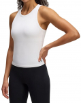 Naiste tennisetopp Under Armour Motion High Neck Tank - Valge