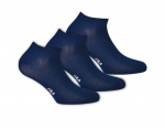 Tennisesokid Fila Quarter Plain Socks Mercerized Cotton F1709 3P - Sinine