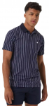 Meeste tennisepolo Bj&ouml;rn Borg Ace Pinstripe - Sinine