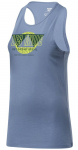 Naiste tennisetopp Reebok Les Mills Graphic Racerback W - Sinine