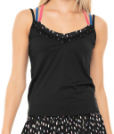 Naiste tennisetopp Lucky in Love Neon Lights Let It Glow Bralette Cami - Must