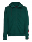 Meeste dressipluus Tommy Hilfiger Essentials Full Zip Hoody - Roheline