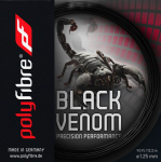 Tennisekeeled Polyfibre Black Venom (12,2 m) - Must
