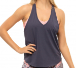 Naiste tennisetopp Lucky in Love Patch Me If You Can Floral Blush Bralette Tank Top - Lilla