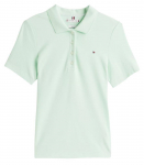 Naiste polos&auml;rk Tommy Hilfiger 1985 Slim Pique Short Sleeves - Roheline