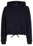 Naiste tennisejakk Tommy Hilfiger Relaxed Polka Dot Hoodie - Sinine