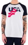 Meeste T-s&auml;rk Hydrogen USA Cotton Tee - Valge