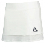 Naiste tenniseseelik Le Coq Sportif Tennis Pro Skirt - Valge