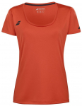 Naiste T-s&auml;rk Babolat Play Cap Sleeve Women - Punane