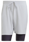 Meeste tennise&scaron;ortsid Adidas Tennis Aeroready Shorts and Tight Set - Hall