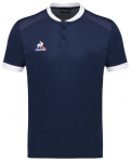 Meeste tennisepolo Le Coq Sportif Tennis Polo Short Sleeve N&deg;7 - Sinine