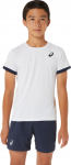 Poiste T-s&auml;rk Asics Tennis Short Sleeve Top - Valge