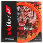 Tennisekeeled Polyfibre Fire Rage Ribbed (12,2 m) - Oranž