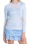 Naiste T-s&auml;rgid (pikkade k&auml;istega) Lucky in Love Liberty In Love Chambray Blossom Long Sleeve - Sinine