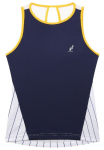 Naiste tennisetopp Australian Ace Vest With Print W - Sinine