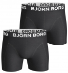 Meeste Bokserid Bj&ouml;rn Borg Shorts Solid 2P - Must