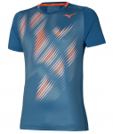 Meeste T-s&auml;rk Mizuno Shadow Graphic Tee - Sinine