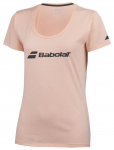 T&uuml;drukute T-s&auml;rk Babolat Exercise Tee Girl - Roosa