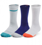 Tennisesokid Under Armour Kid's HeatGear 3P Crew Socks - Mitmev&auml;rviline