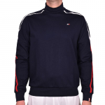 Meeste dressipluus Tommy Hilfiger Trim Mock Neck Silhouette - Sinine