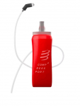 Spordi-veepudel Compressport ErgoFlask 500 ml + Tube - Punane