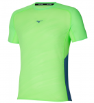 Meeste T-s&auml;rk Mizuno Aero Tee - Roheline