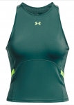 Naiste tennisetopp Under Armour Armour Mesh Tank - Roheline