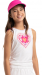 T&uuml;drukute T-s&auml;rk Lucky in Love Girls Shockin' Classic Shock N' Love Tie Back Tank - Valge