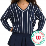 Naiste tennisejakk Wilson Riviera Sweater - Sinine