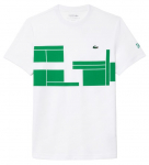 Meeste T-s&auml;rk Lacoste Tennis x Novak Djokovic - Valge