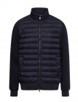Meeste tennisejakk Tommy Hilfiger Mix Media Standing Collar