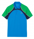 Meeste tennisepolo Lacoste Ultra Dry Colorblock Tennis - Sinine