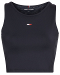 Naiste tennisetopp Tommy Hilfiger Slim 2in1 Polka Dot Tank Top - T&uuml;rkiissinine