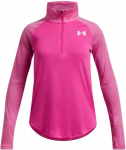 T&uuml;drukute T-s&auml;rk Under Armour Girls' UA Tech Graphic 1/2 Zip - Roosa